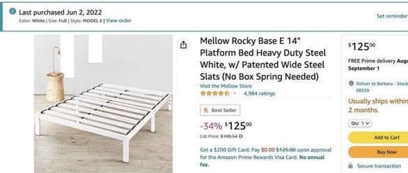 Full Size Bed Frame