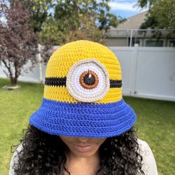 Crochet Minion Bucket Hat