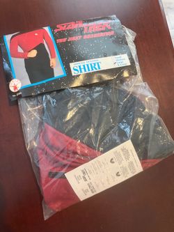 1990 Star Trek Costume Shirt Vintage Collectible