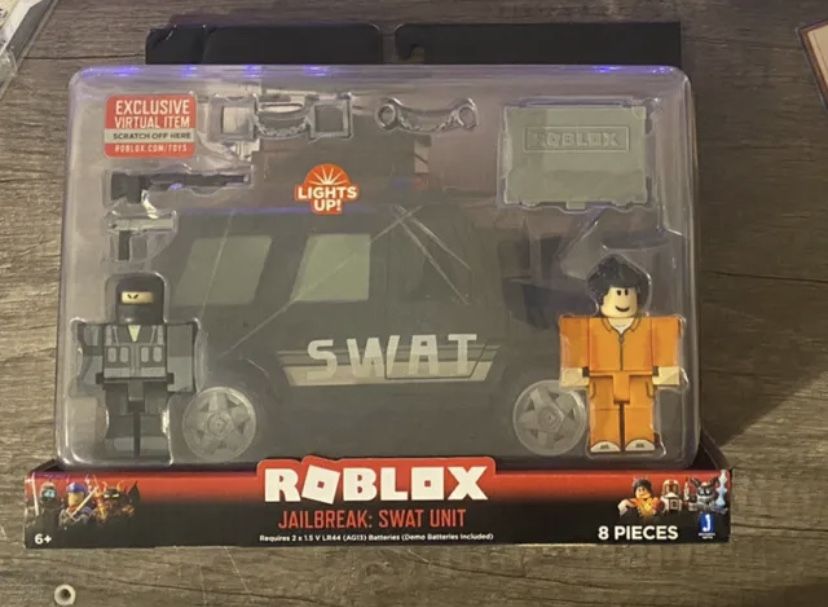 Roblox Action Collection Jailbreak SWAT Unit Vehicle Includes Exclusive Virtual