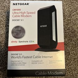 Netgear CM1000 High Speed Modem