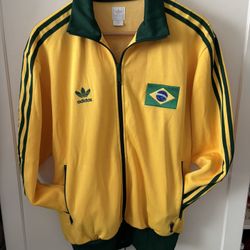 A vintage Brasil Adidas  Track Jacket FIFA World Soccer