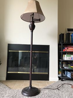 Brown Standard Floor Lamp
