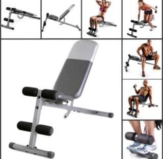 Adjustable Workout weight Bench. Incline & Decline. Fitness Gear. 400 lbs weight capacity. NEW