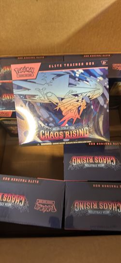 Pokemon Chaos Rising Elite Trainer Box lose or sealed cases