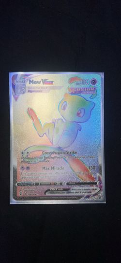 Mew vmax rainbow