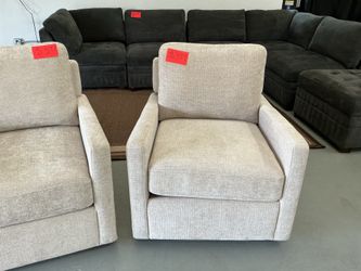 Fabric Swivel Chair