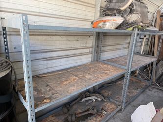 Heavy Duty Metal Storage Shelving Unit x2