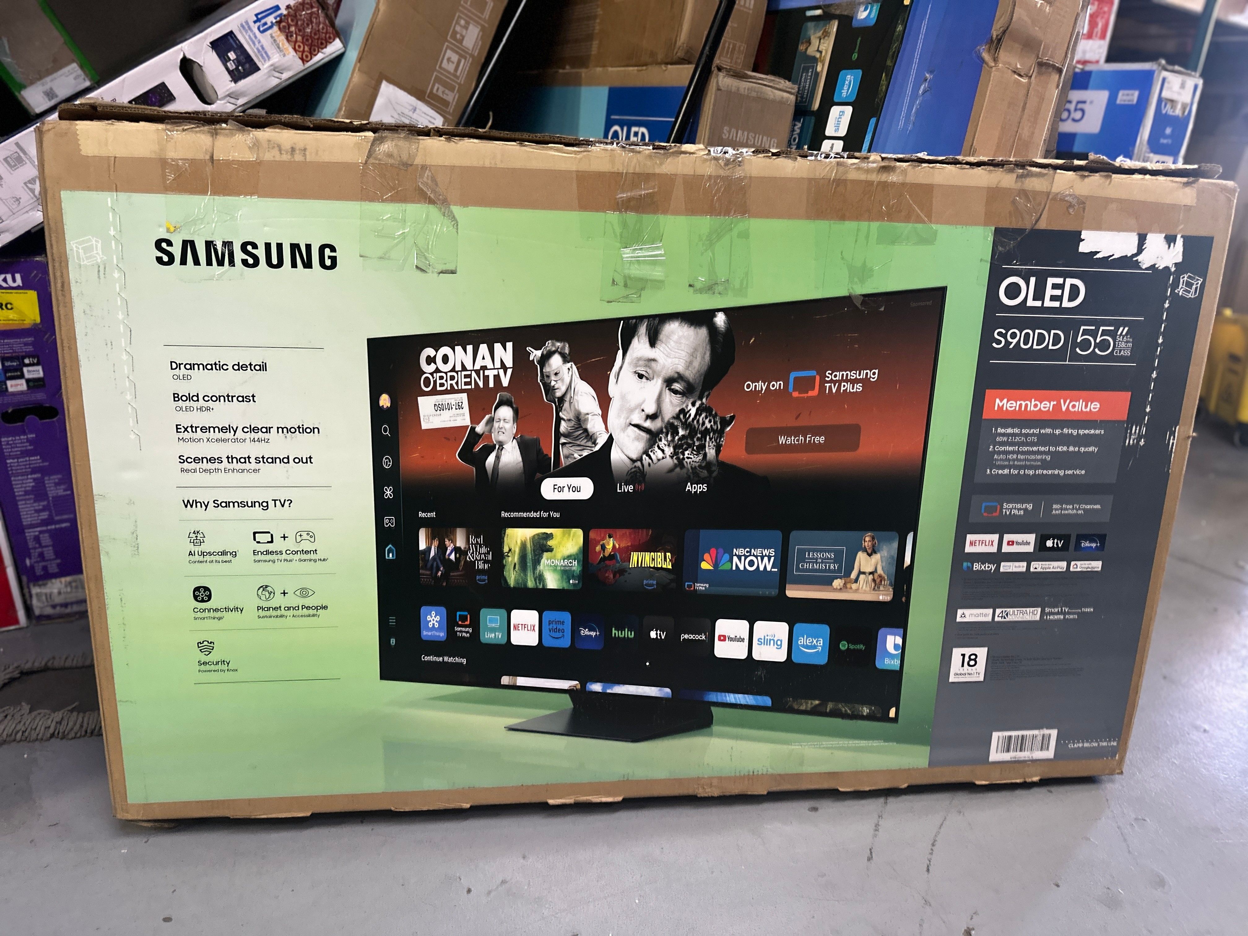 HUGE TV SHIPMENT IN!!! 55" Samsung 4K OLED HDR Smart QN55S90DDFXZA