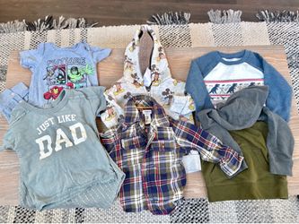 $7 for all 12-18 months gently used baby boys clothes bundle