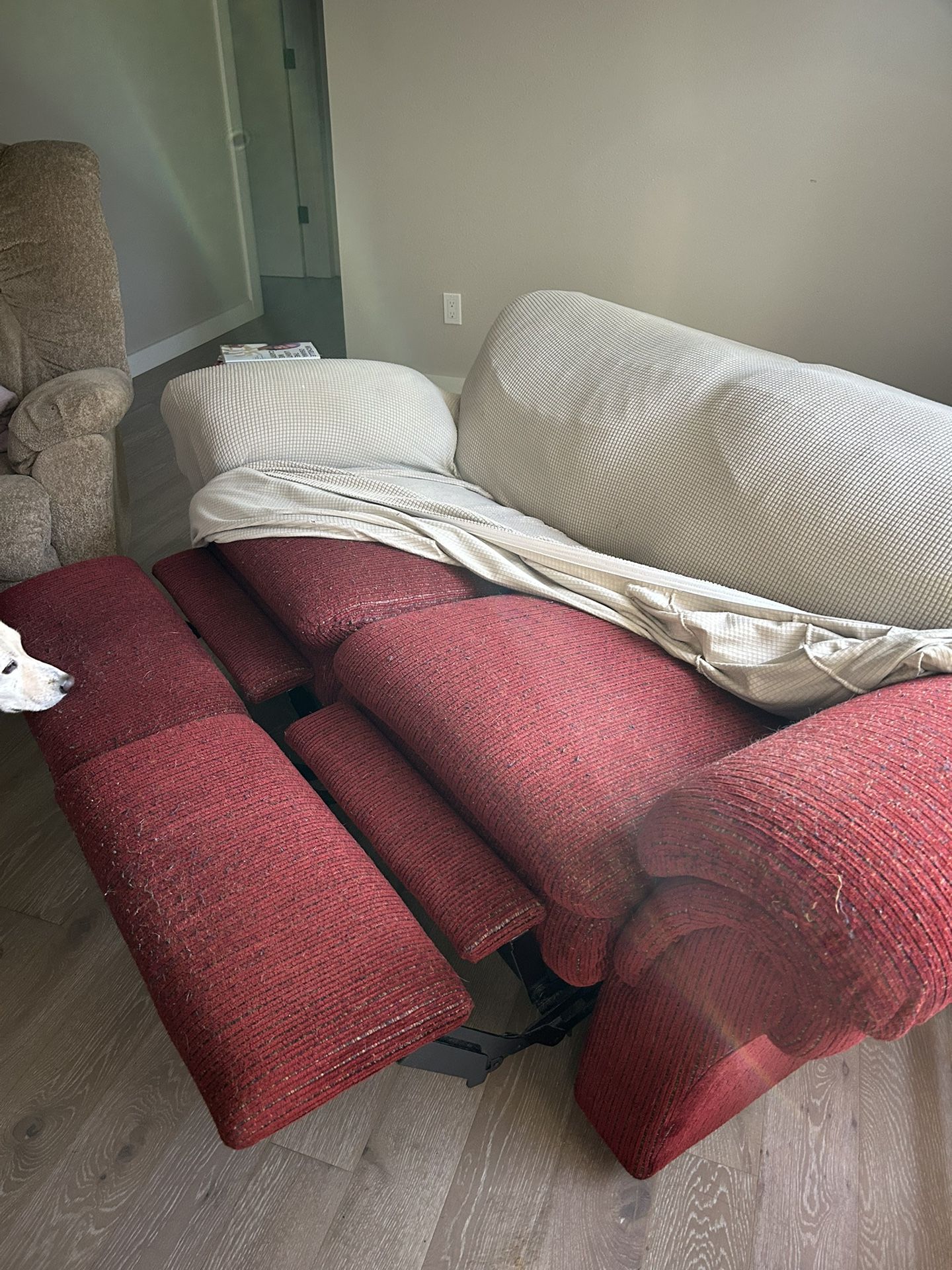 Free Reclining Loveseat 