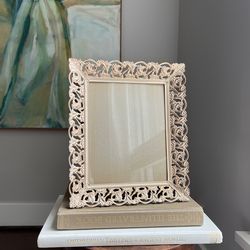 Large Vintage Ornate Brass Picture Frame ( 8"x10" ) firm on price