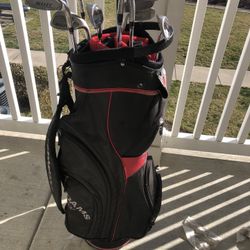 Golf Bag And Golf Clubs