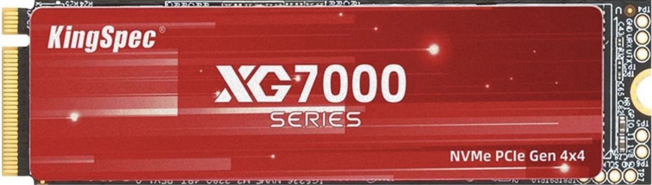 KingSpec XG 7000 4TB M.2 2280 PCIe 4.0x4 NVME 1.4 Speed up to 7400MB/s Write Speed Up to 6600MB/s Internal Solid State Drive for PS5 PC Desktop Laptop