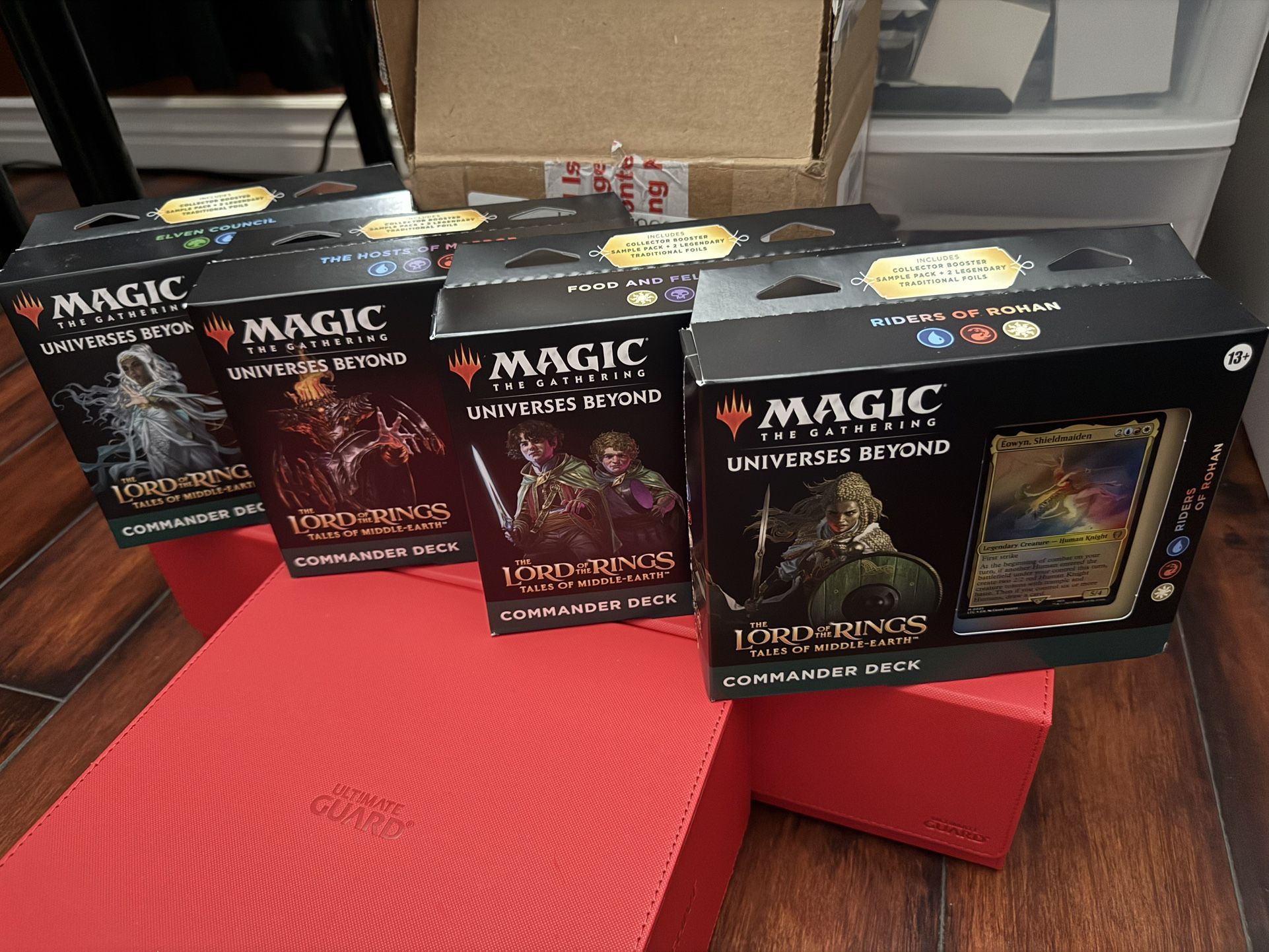 MTG Magic The Gathering Lord Of The Rings Commander Decks Bundle