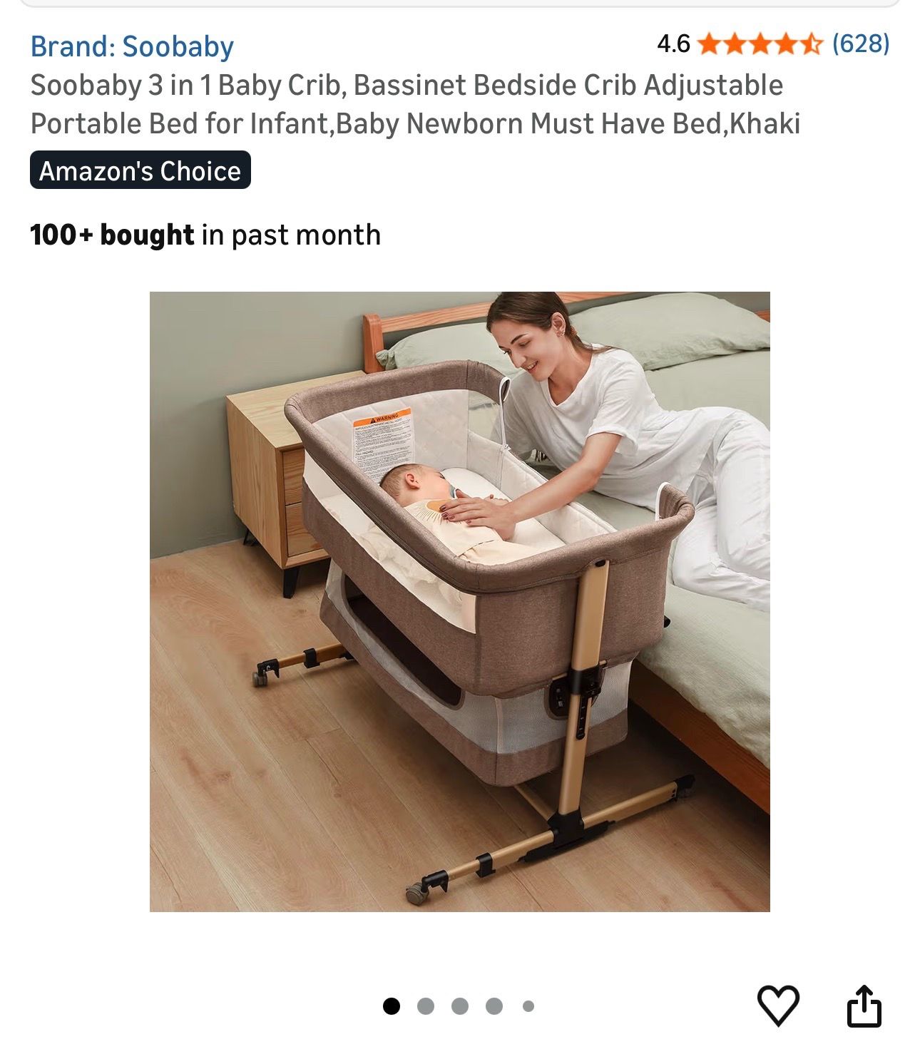 Baby Bassinet & Bedside Sleeper