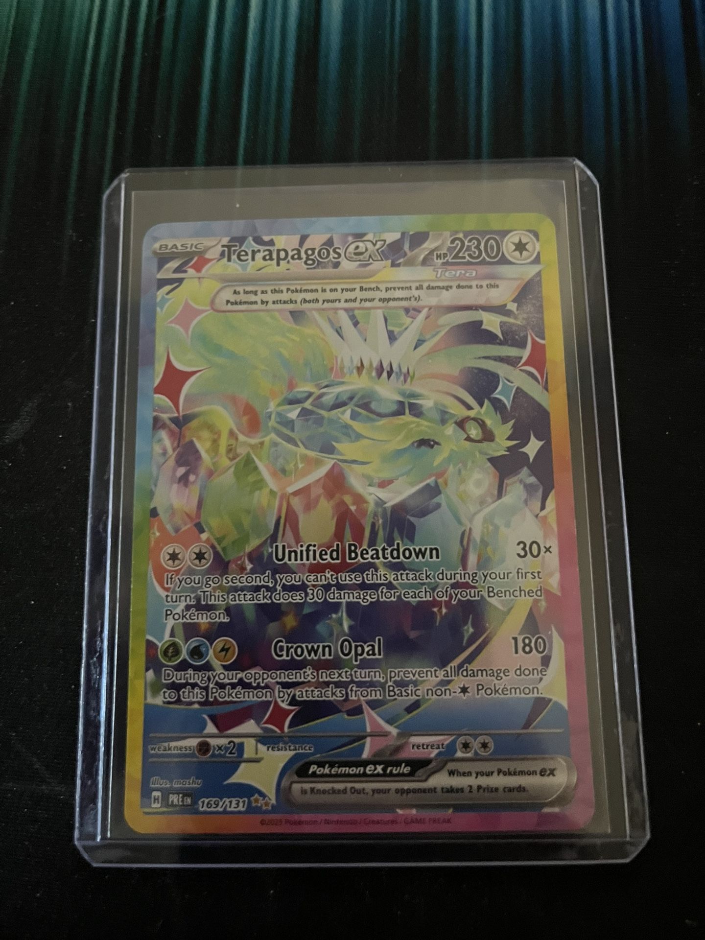 Terapagos ex - 169/131 - SV: Prismatic Evolutions (PRE)