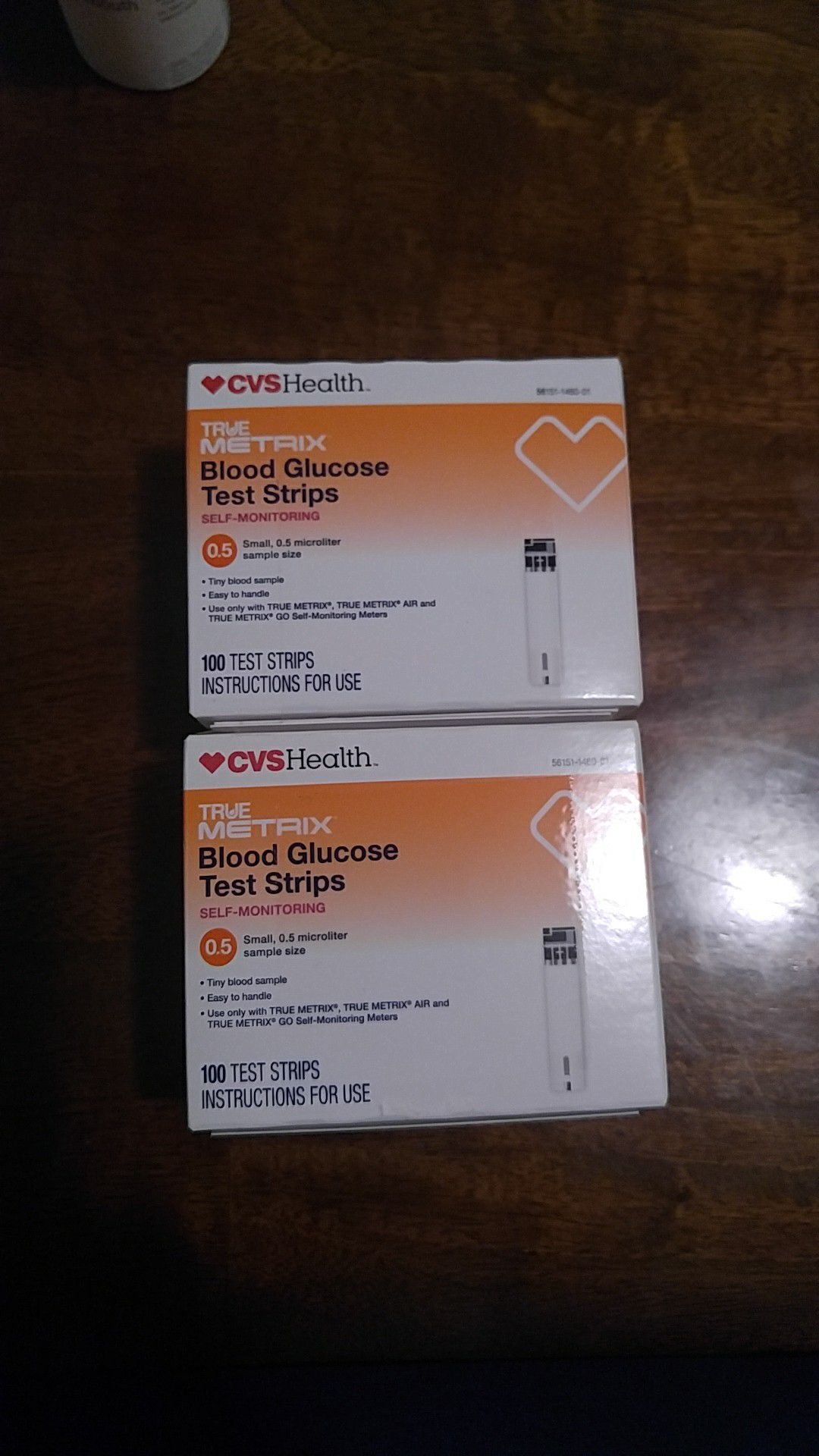 CVS health. True metrix blood glucose test strips 100 count each box plus 1 -50 count