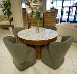 Olive modern chairs - dining set - zero money down