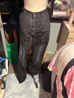 NWOT Kitkit Sasson Black Denim Jeans-14