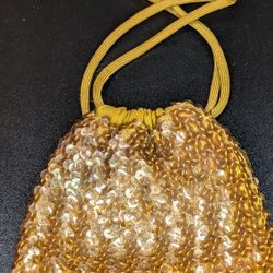 4x4 Tiny Vintage Sequined Coin Purse