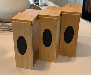 Bamboo cereal containers