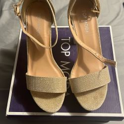 Gold High Heels 