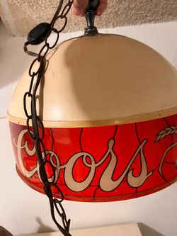 Vintage Coors Beer Lamp
