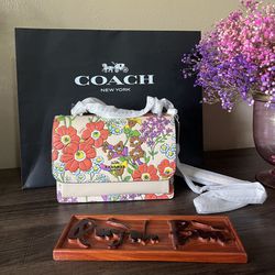 Coach Klare Crossbody Bag With Floral Print
