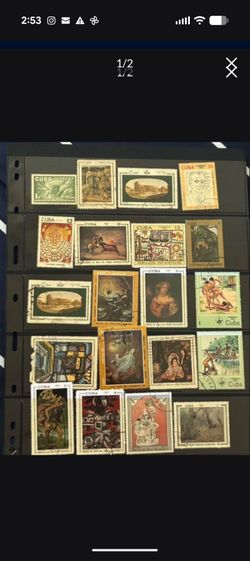 43 Stamp collection.