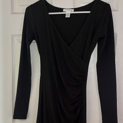 Black Dress Long Sleeve Size S