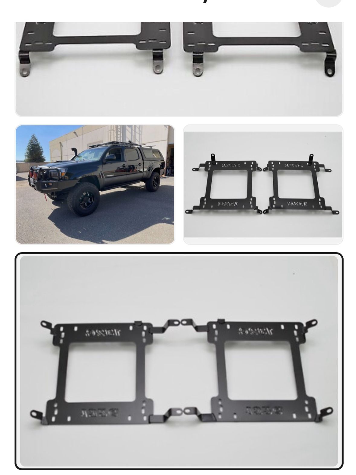 seat brackets for 05-15 Tacoma (No bench) bracket rail