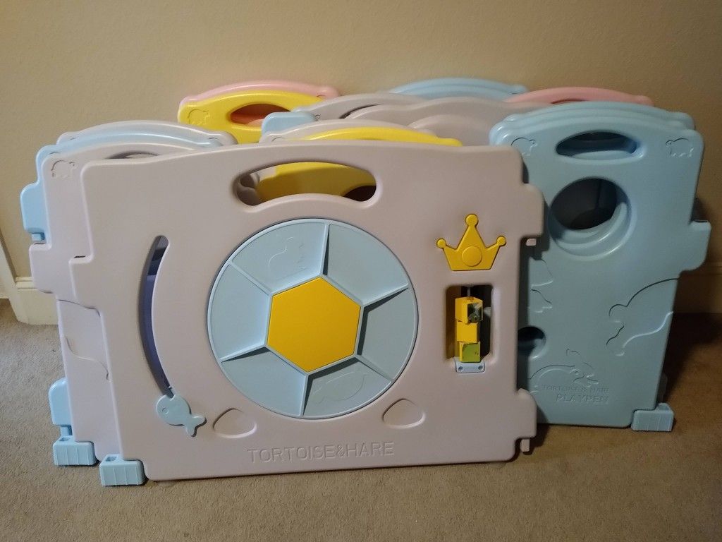 Baby Playpen (Tortoise & Hare Theme)