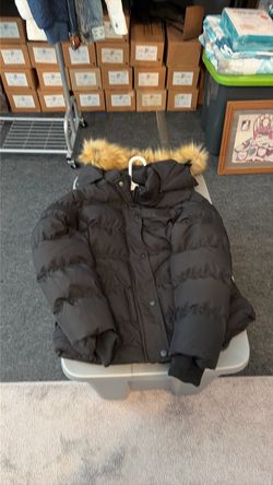 Brand new puffer jacket with hood