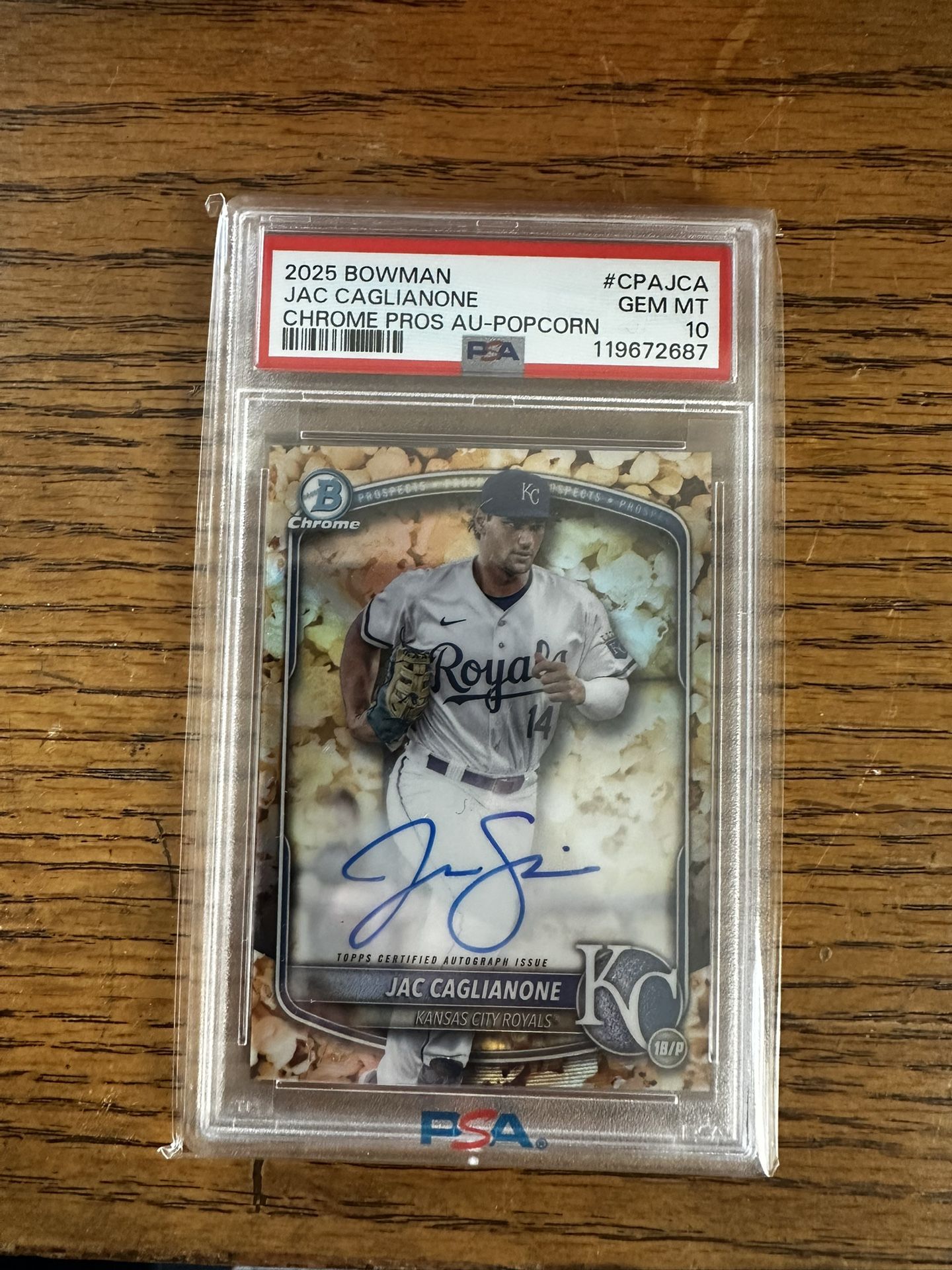 2025 Bowman Jac Caglianone Auto