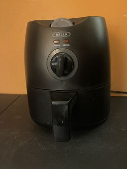 Used Bella 2-Quart Electric Air Fryer Matte Black