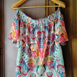 Flying Tomato It's All Because Of You Off The Shoulder Top Size S