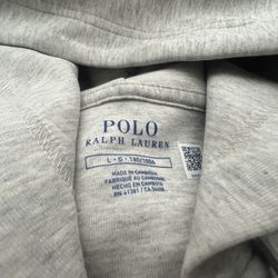 White Grey Polo Sweater 