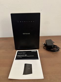 NETGEAR NIGHTHAWK' X6S AC3000 Tri-Band Mesh WiFi Extender 3Gbps Coverage 2500 sq.ft. and 50 Devices