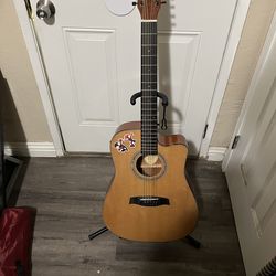 Fesley 12string guitar and Ibanez 4string bads