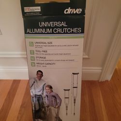 NEW - Aluminum Crutches