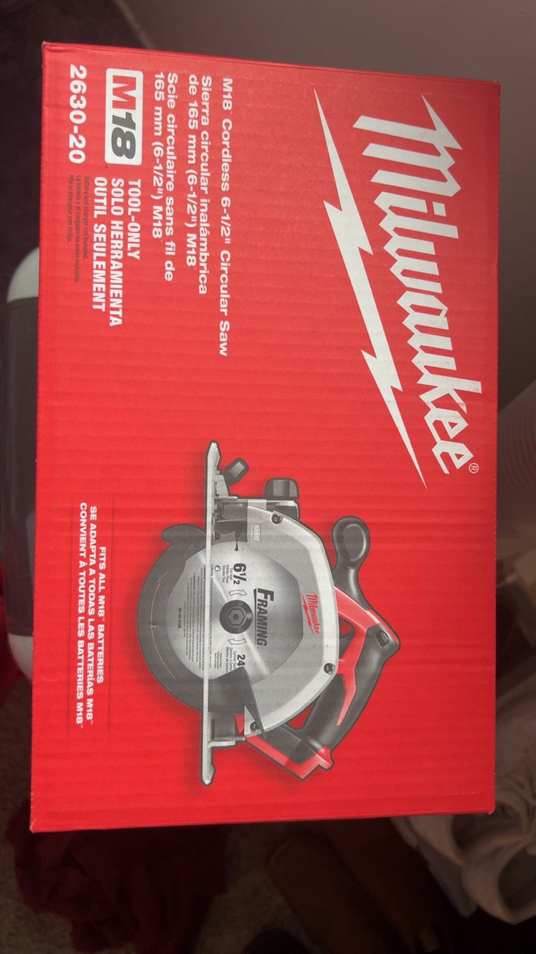 Milwaukee Cordless 6 1/2 Circular Saw