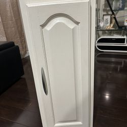 White cabinet (12”X13”X30” 1/8)