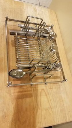 Stainless Steel Flatware Caddy Organizer