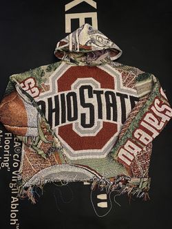 Ohio State Custom Tapestry Hoodie All Sizes