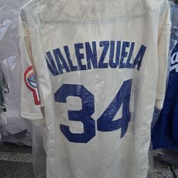 Dodgers Fernando Valenzuela #34 Jerseys
