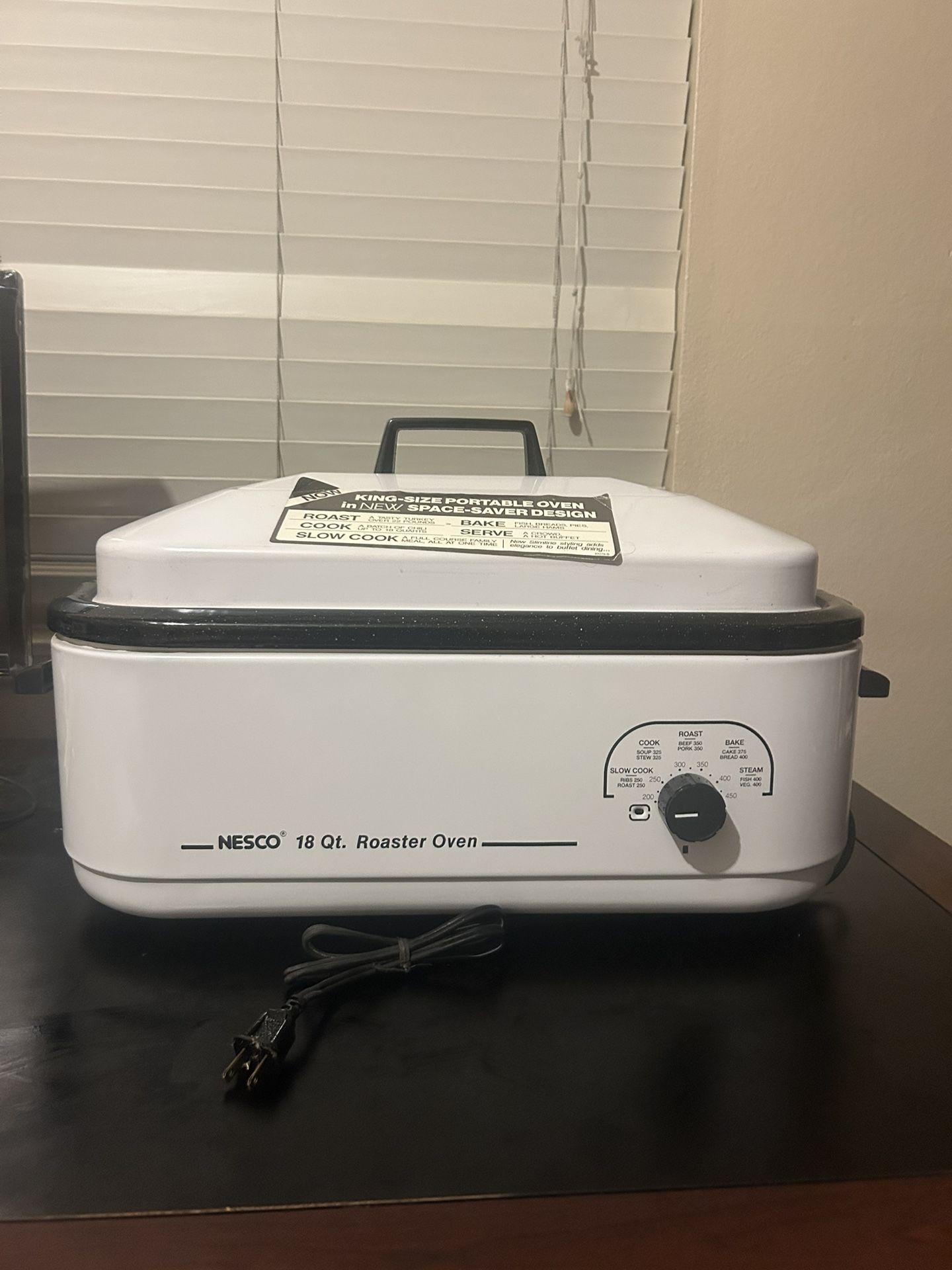 NESCO 18 Quart Roaster Oven – Brand New, Never Used - $80
