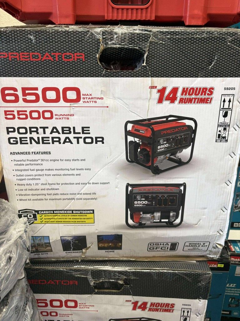 Predator New Generator 6500 Wats