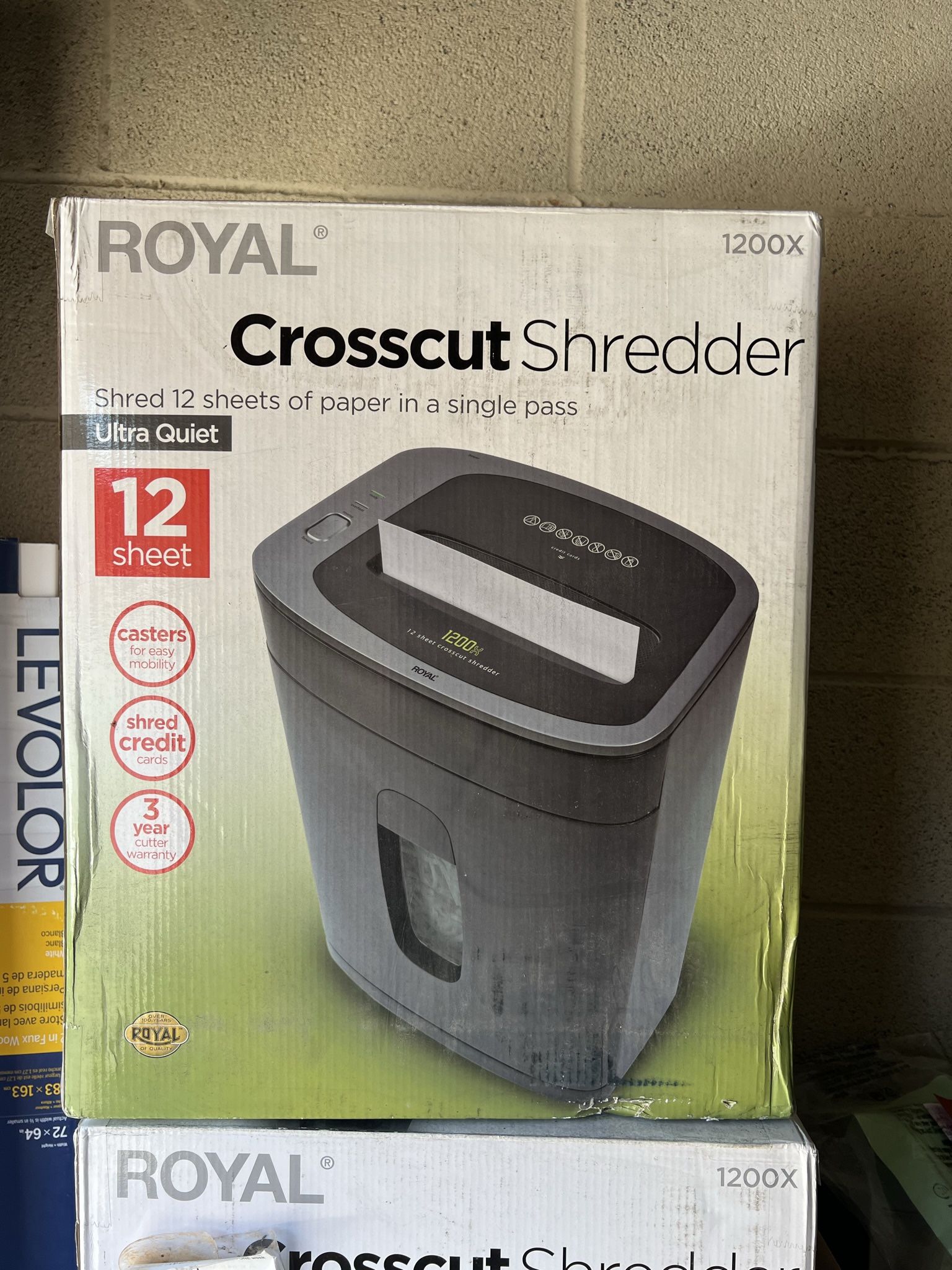 Royal 89115T 1200X Crosscut Paper Shredder