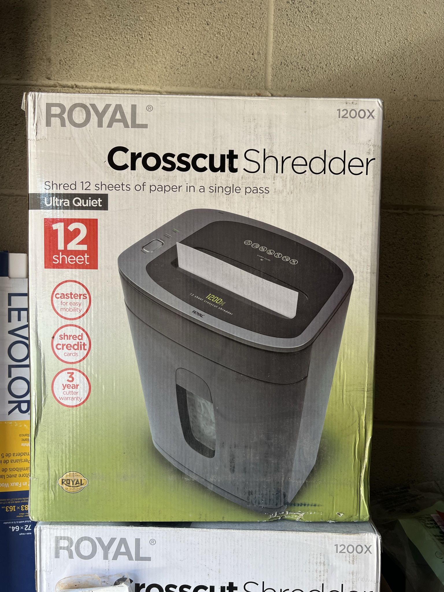 Royal 89115T 1200X Crosscut Paper Shredder 